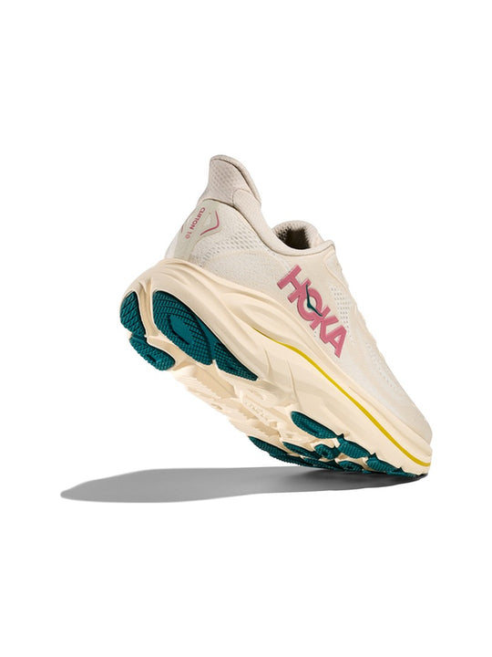 Buty do biegania damskie HOKA Clifton 10 kremowe
