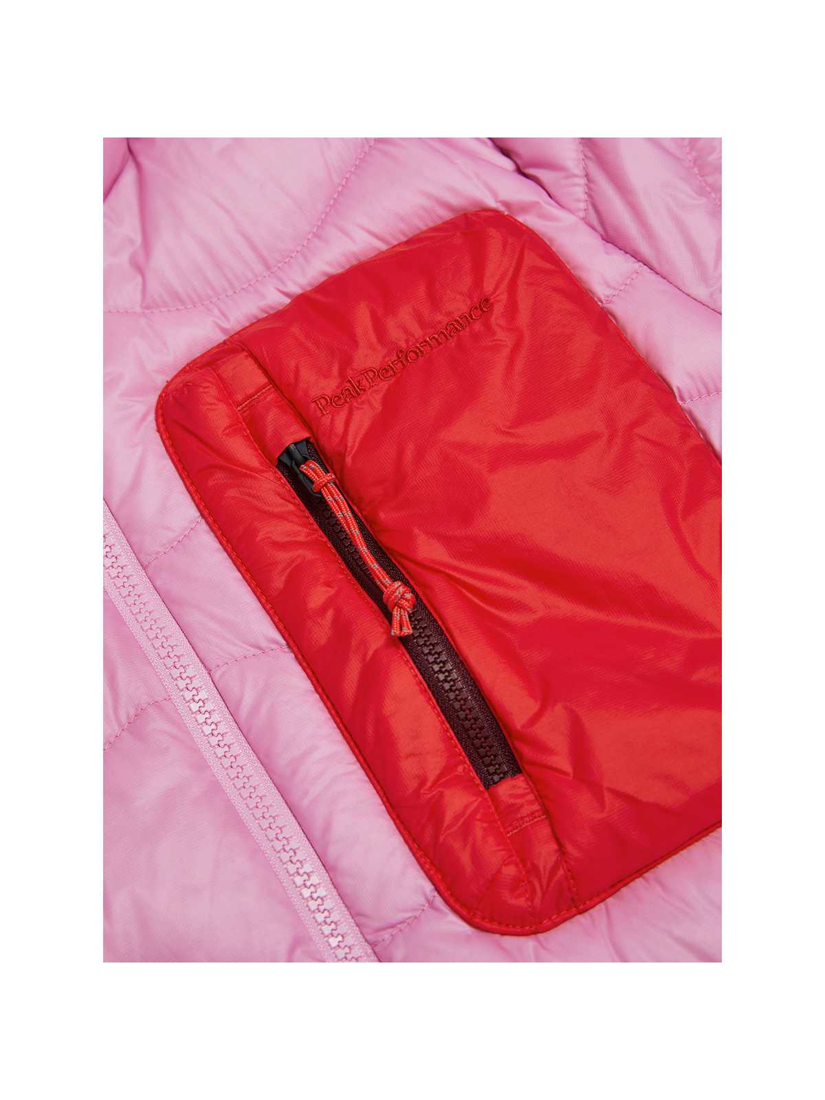 Kurtka puchowa damska PEAK PERFORMANCE Helium Utility Down Hood Jacket Women różowy