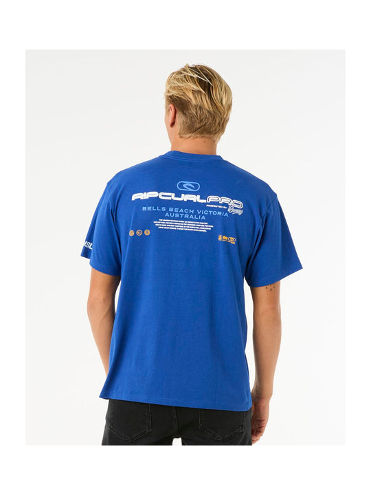 Koszulka RIP CURL Rip Curl Pro 2025 Lock Up Tee niebieski - Adventure Sports
