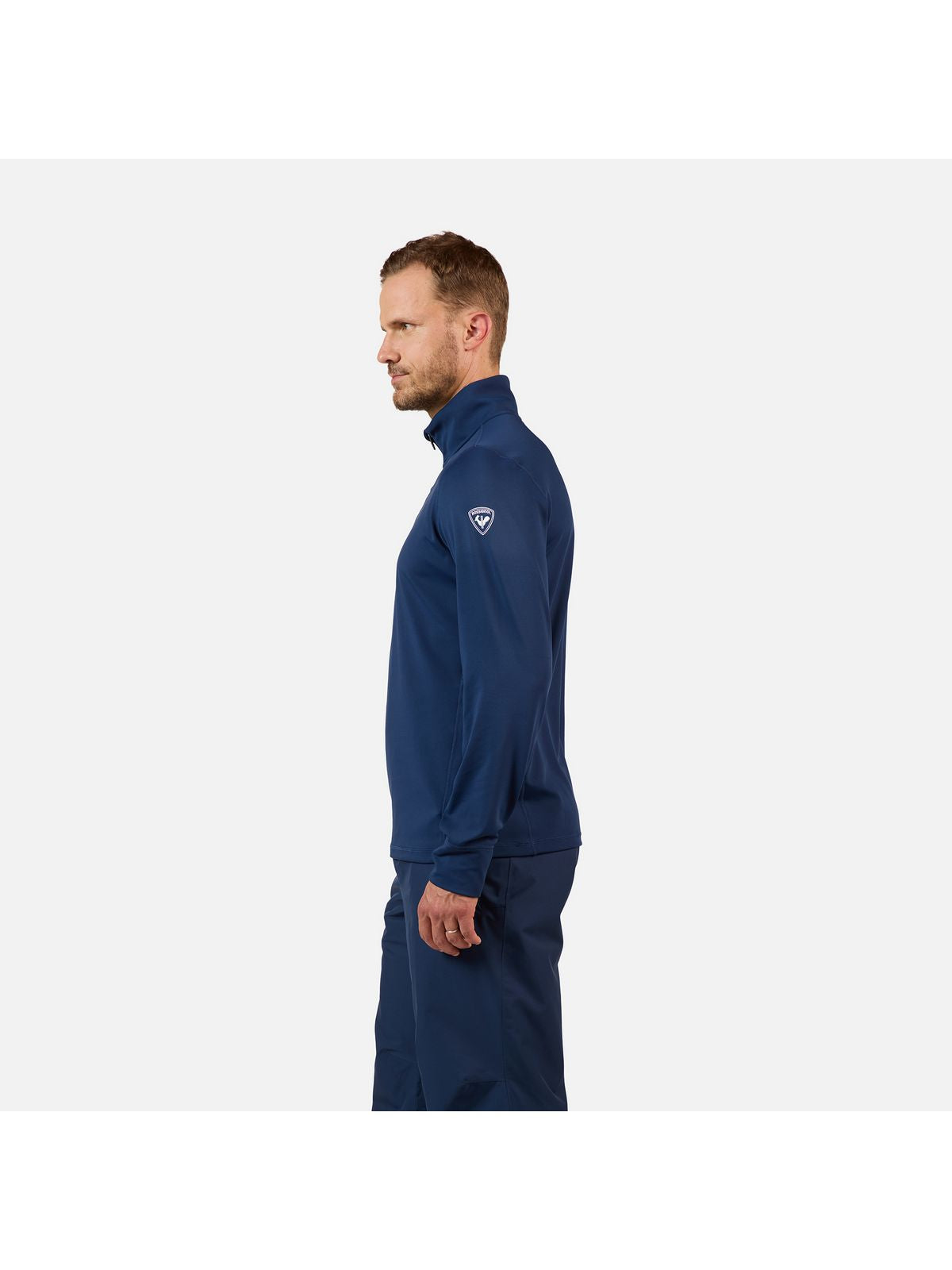 Bluza męska ROSSIGNOL MID LAYER STRETCH HZ granatowa