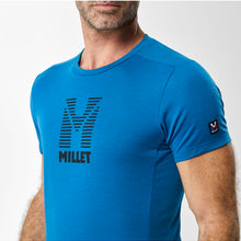 Koszulka MILLET M Trilogy Wool Stripes Ss niebieski - Adventure Sports
