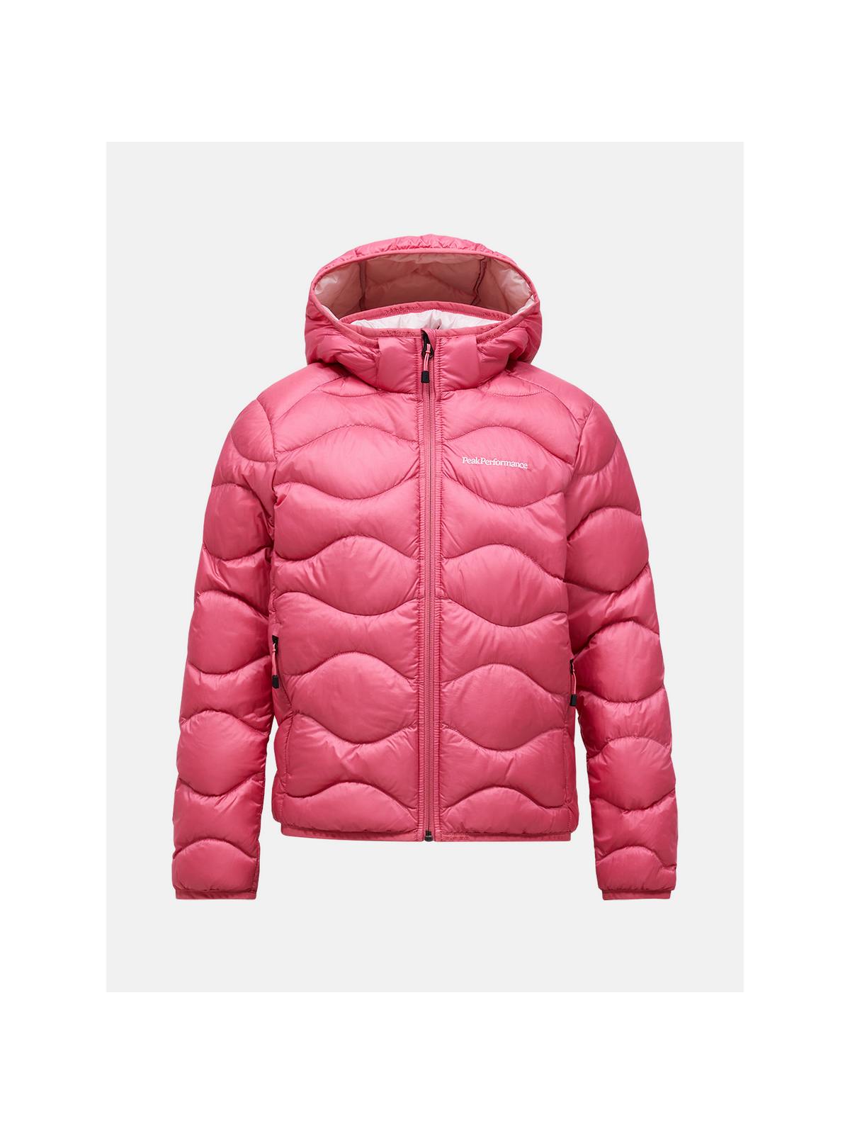 Kurtka narciarska juniorska PEAK PERFORMANCE Helium Down Hood Jacket różowa