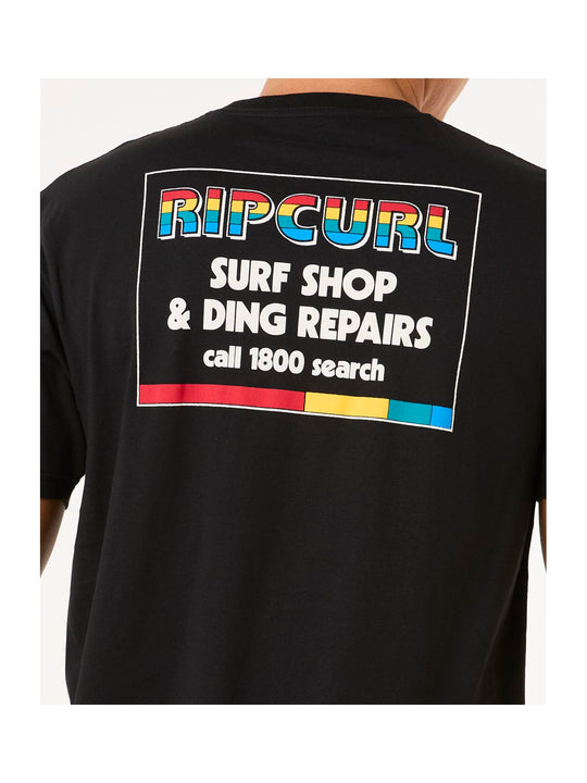 Koszulka RIP CURL Surf Revival Ding Repair Tee czarny
