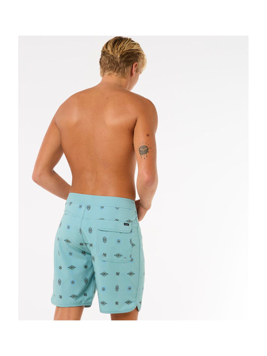 Szorty kąpielowe męskie RIP CURL Mirage Micro Diamond niebieskie
