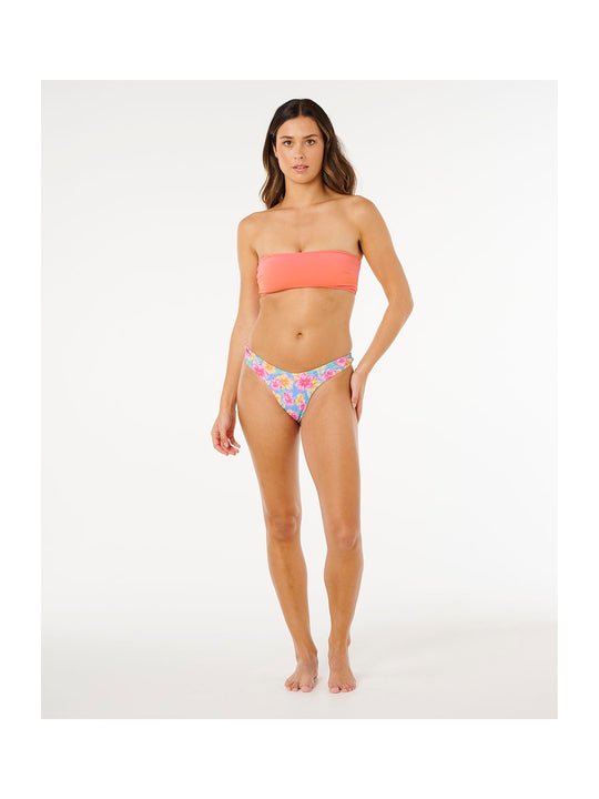 Dół bikini RIP CURL Malibu Cove Revo Bare Pant niebieski
