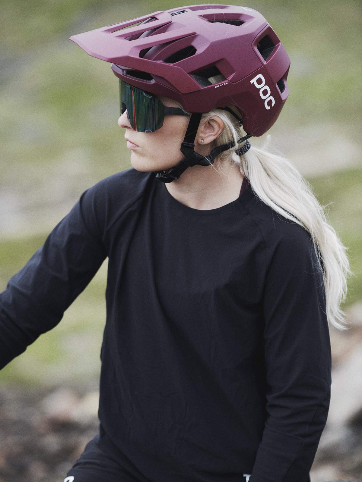 Kask rowerowy POC KORTAL - bordowy - Adventure Sports