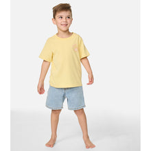 Koszulka chłopięca RIP CURL Ride The Wave Art Tee - Boy żółta
