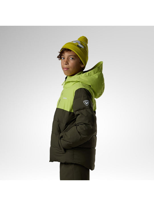Kurtka narciarska juniorska ROSSIGNOL Boy Siz Quilted Jkt zielona
