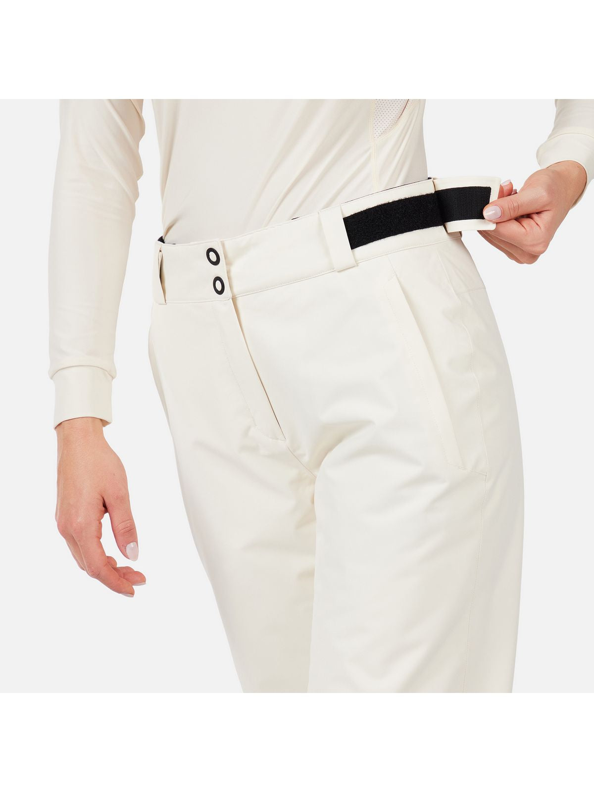 Spodnie narciarskie damskie ROSSIGNOL W Insulated Ski Pant białe