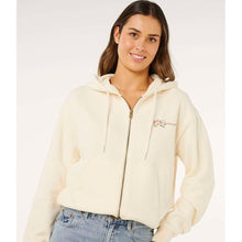 Bluza damska RIP CURL Poolside Zip Thru Relaxed Hood beżowa
