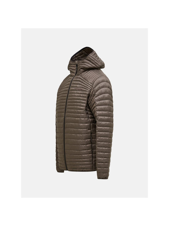 Kurtka narciarska męska PEAK PERFORMANCE Monolight Insulated Hood Jacket brązowa
