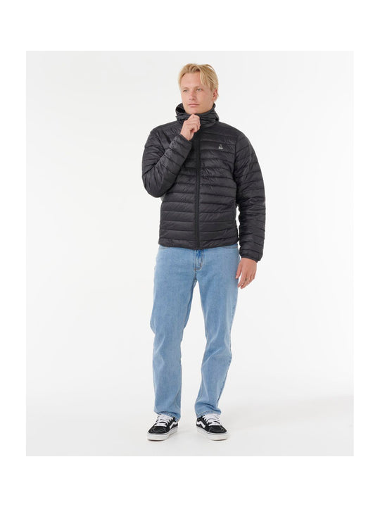 Kurtka RIP CURL ANTI SERIES SEARCH PUFFER HOOD czarna
