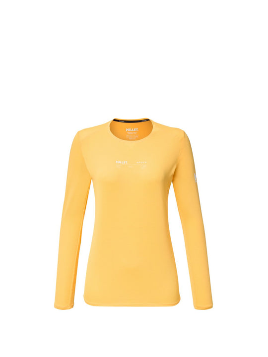Koszulka damska MILLET Intense Ts Ls W żółta
