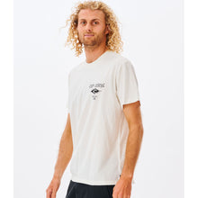 Koszulka RIP CURL Fade Out Icon Tee biały - Adventure Sports
