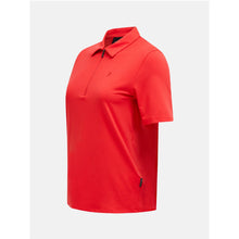 Koszulka PEAK PERFORMANCE W Comfort Zip Polo czerwony - Adventure Sports
