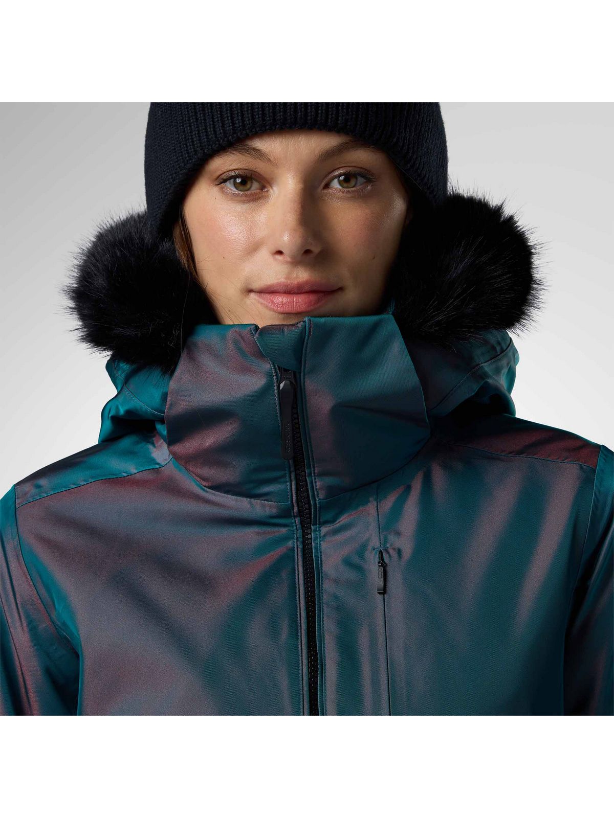 Kurtka narciarska damska ROSSIGNOL W Snowcrystal Insulated Jacket granatowa