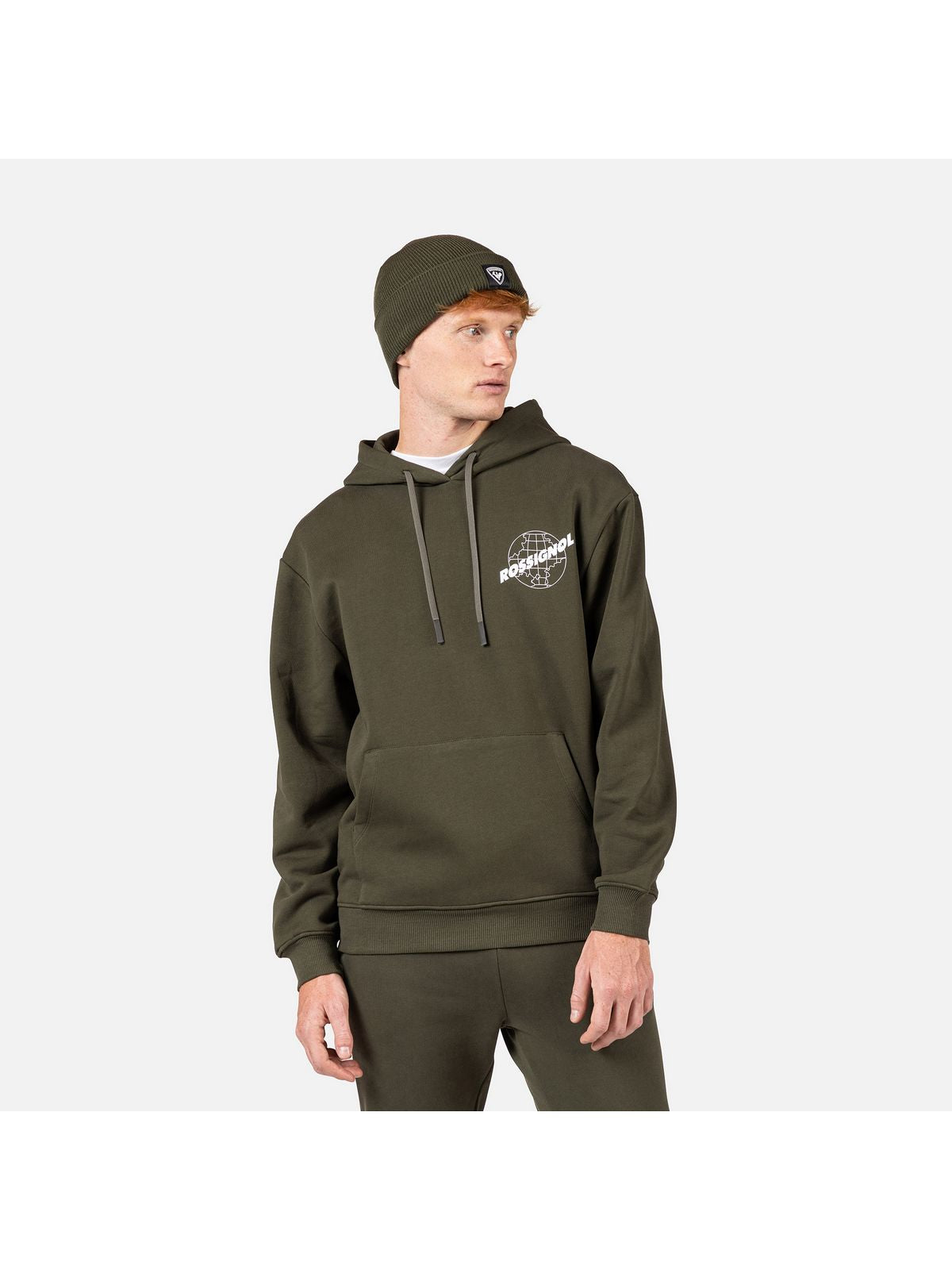 Bluza męska ROSSIGNOL WATERFALL H RELAX SWEATSHIRT zielona