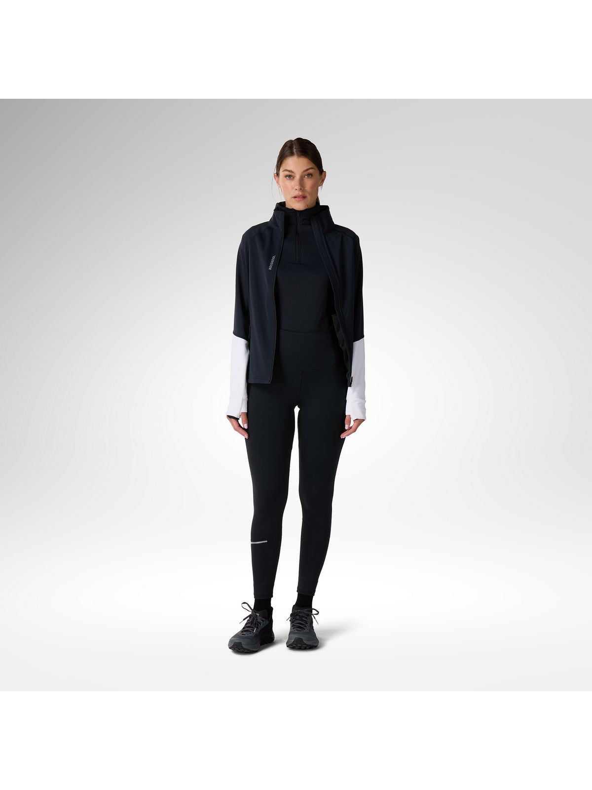 Bluza damska ROSSIGNOL W Half Zip First Layer czarna