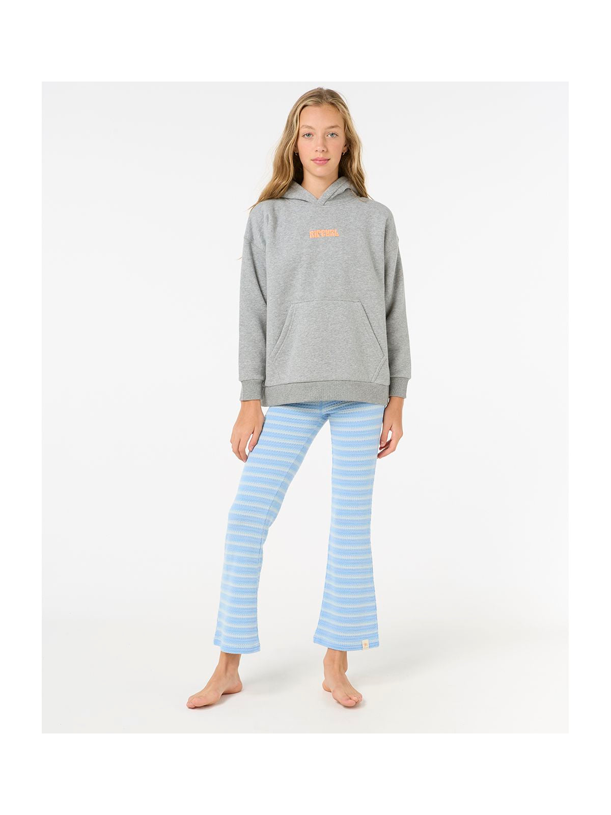 Bluza dziewczęca RIP CURL Island Bliss Hood - Girl szara