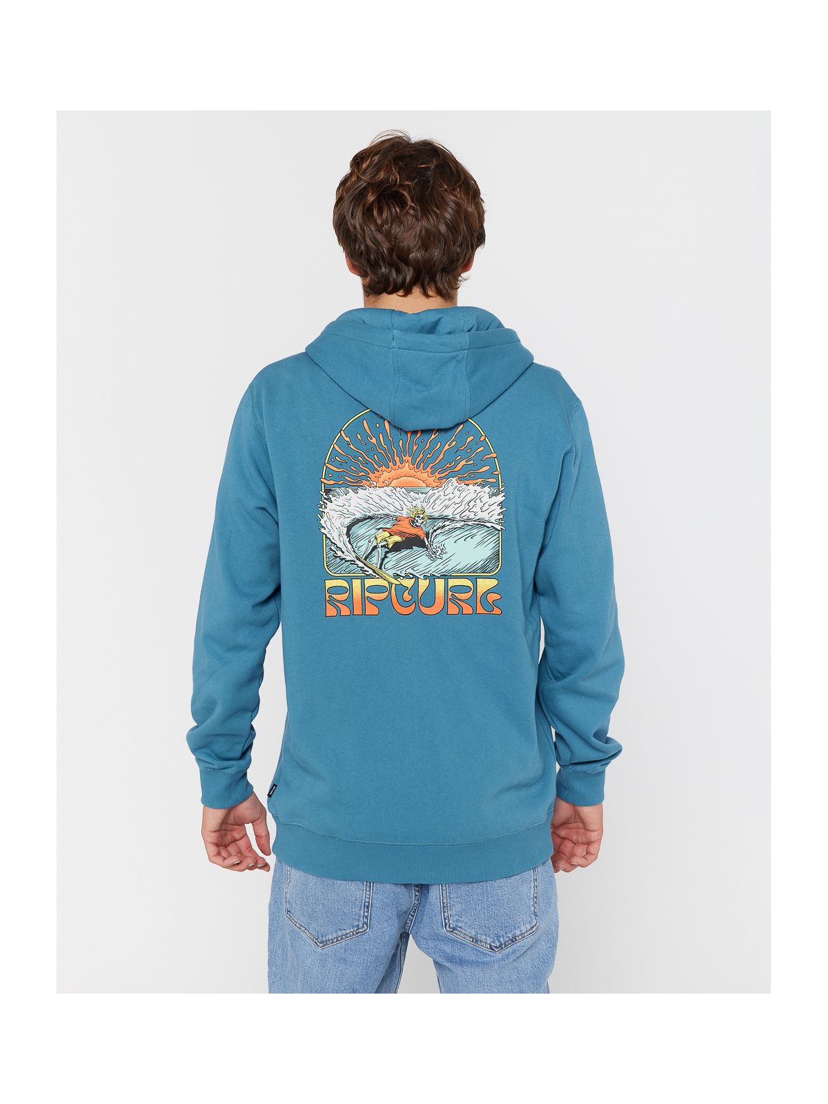 Bluza RIP CURL GRATEFUL SHRED ZIP HOOD niebieska