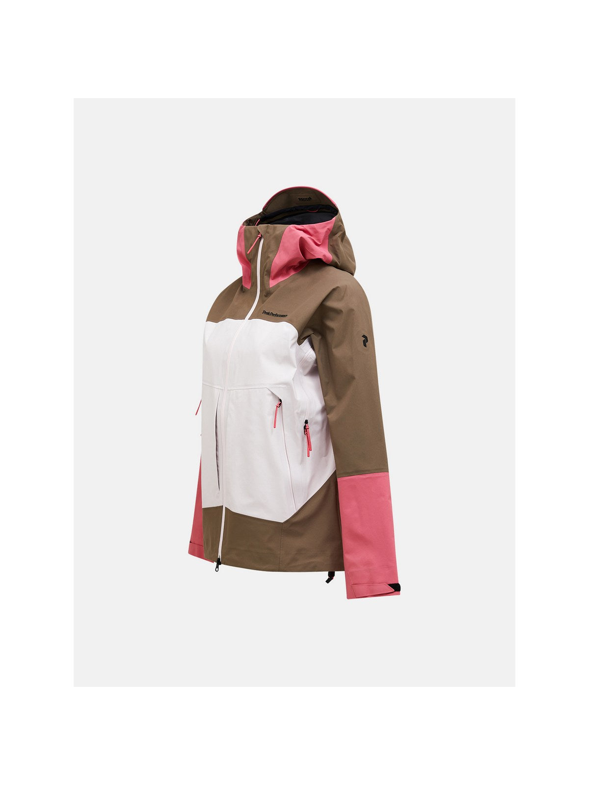Kurtka narciarska juniorska PEAK PERFORMANCE Gravity HIPE 2L Insulated Shell Jacket brązowa