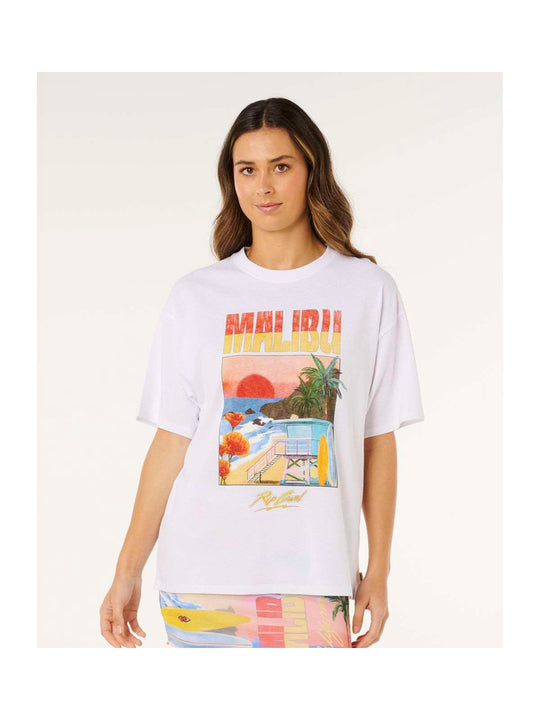 Koszulka damska RIP CURL Hayley O Heritage Tee biała
