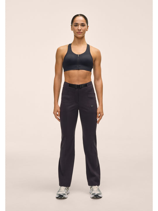 Spodnie damskie CASALL Pace Outdoor Flare Pant kolor czarny
