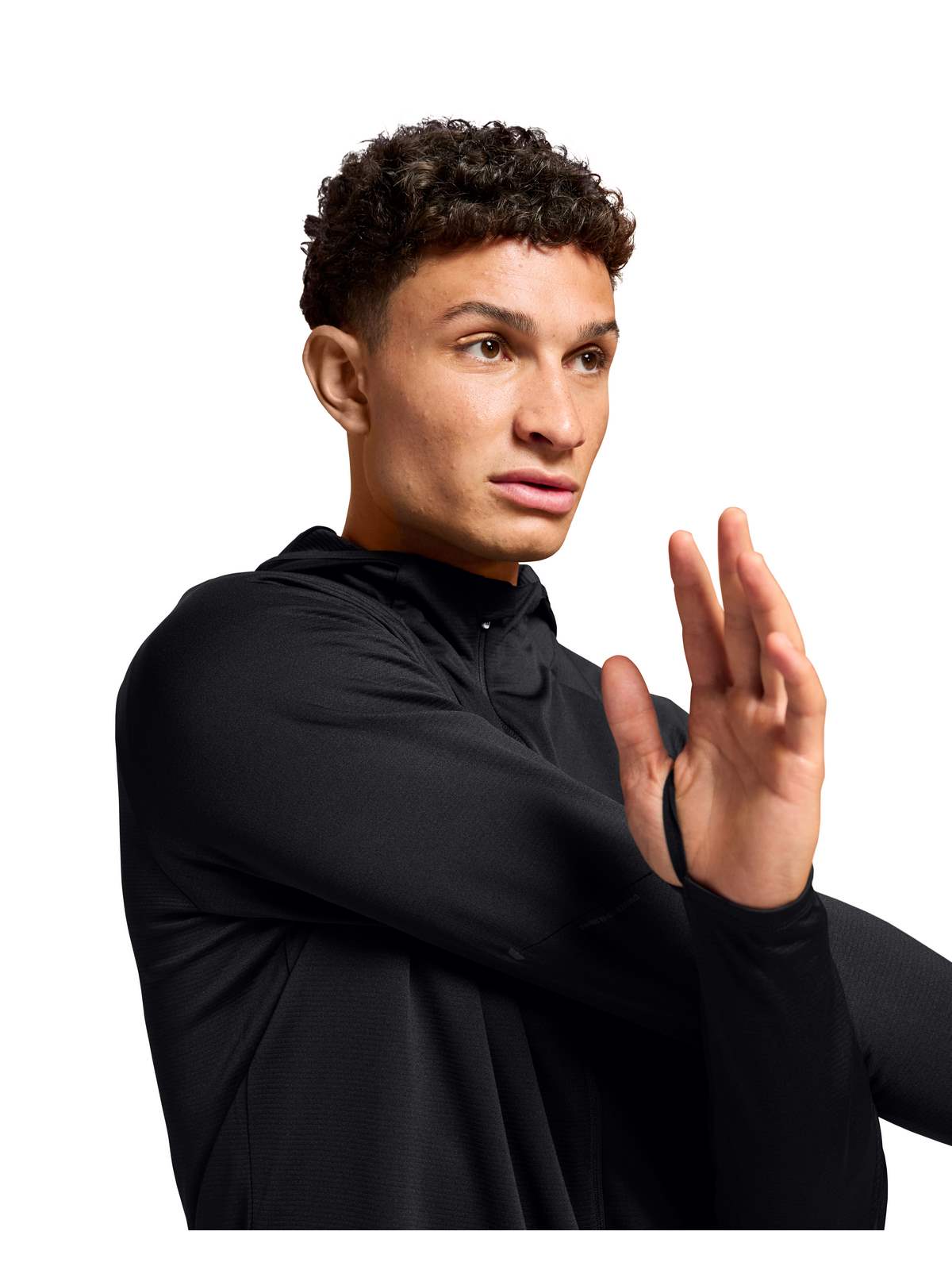 Bluza męska ON RUNNING Climate Zip Hoodie czarny