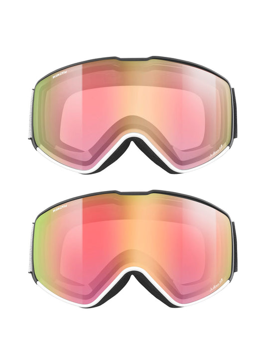 Gogle narciarskie JULBO CYRIUS biał czarne fotochrom Cat 1-3 hi-contrast - XL - Adventure Sports
