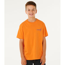 Koszulka chłopięca RIP CURL Eternal Shred Art Tee-Boy pomarańczowa
