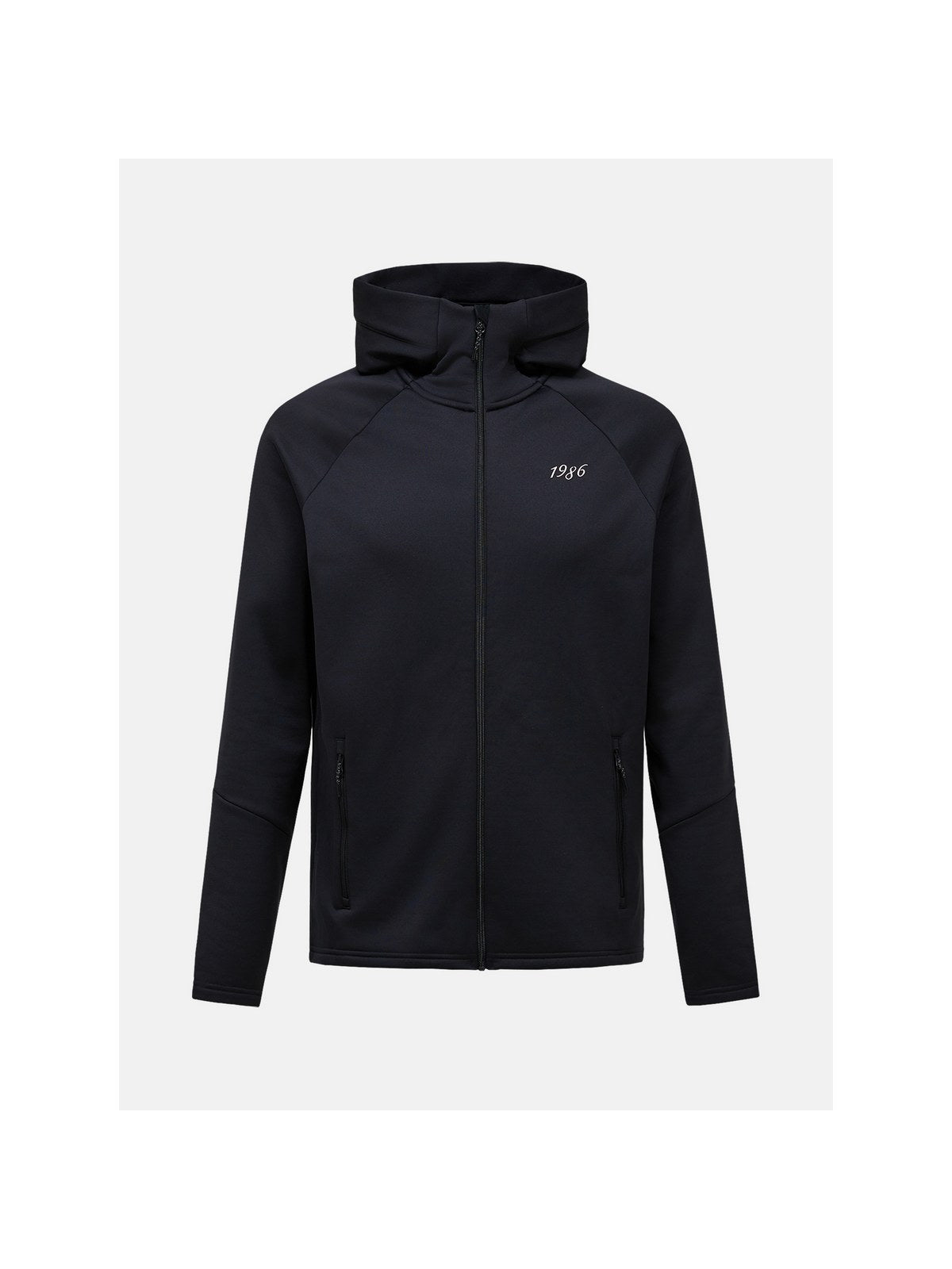 Bluza z kapturem męska PEAK PERFORMANCE 40Y Rider Zip Hood czarna