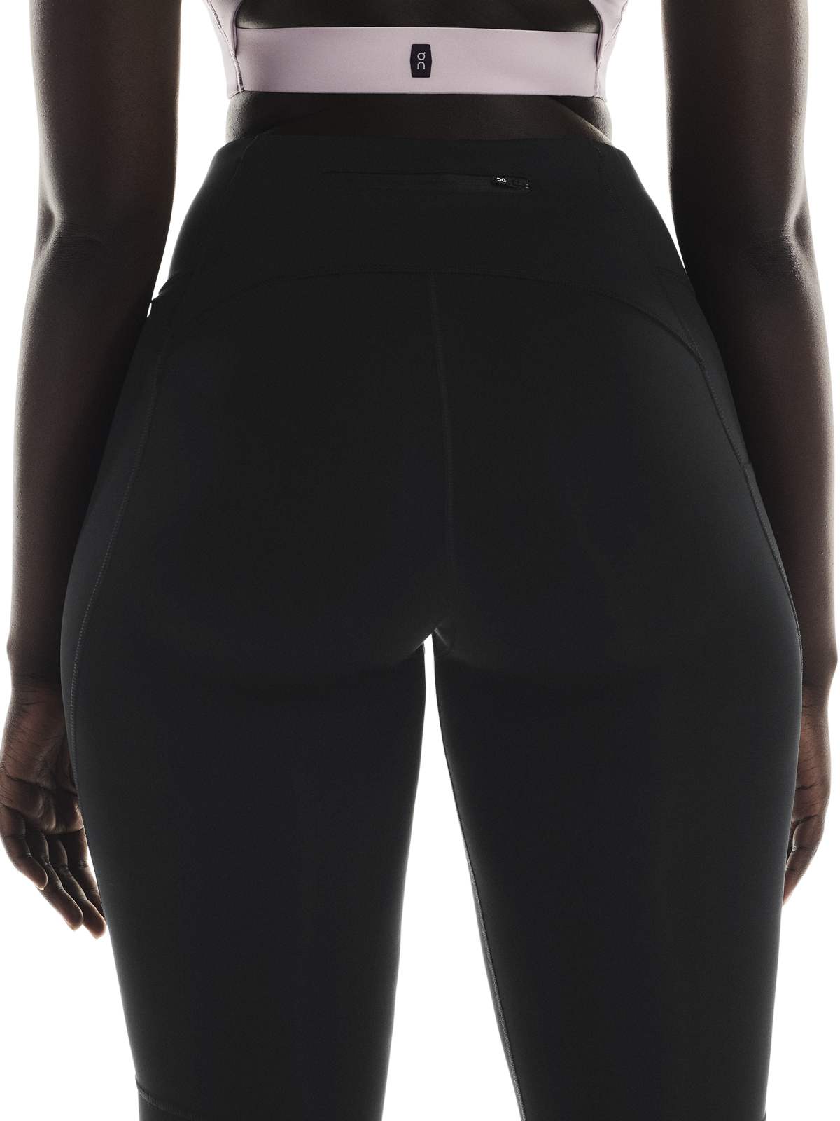 Legginsy biegowe damskie On Performance Tights czarny