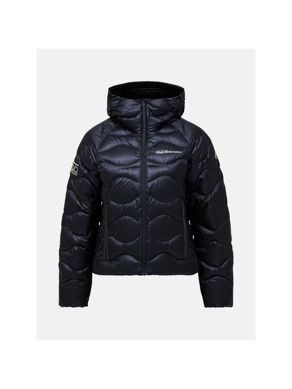 Kurtka puchowa damska PEAK PERFORMANCE 40Y Helium Down Hood Jacket czarna