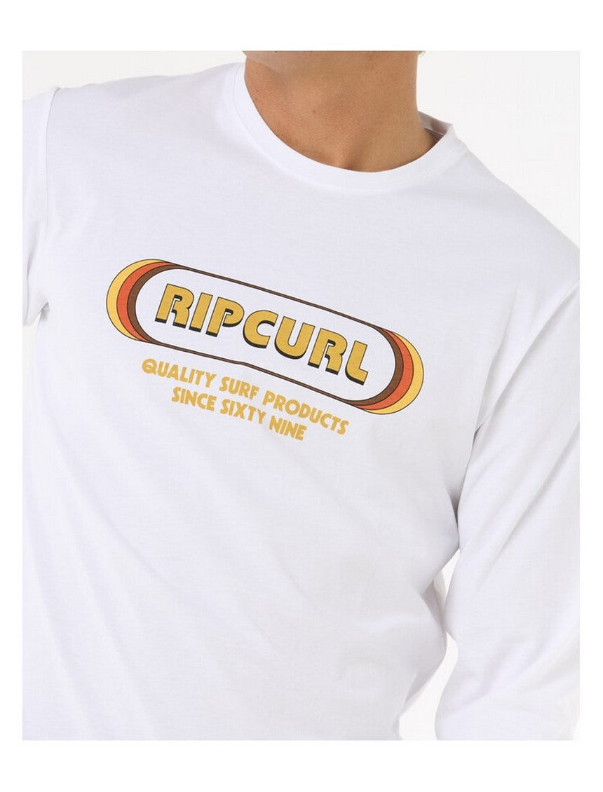 Koszulka z filtrem UV RIP CURL Icons Of Surf Upf L/S biała