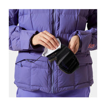 Kurtka narciarska damska HELLY HANSEN W EMIKO RIDABLE PUFFY JACKET fioletowa
