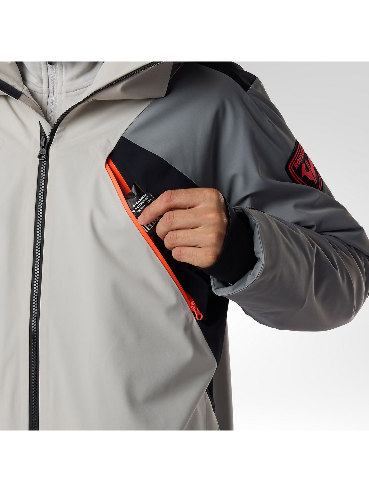 Kurtka narciarska męska ROSSIGNOL M Hero 4Ws Insulated Ski Jkt szara