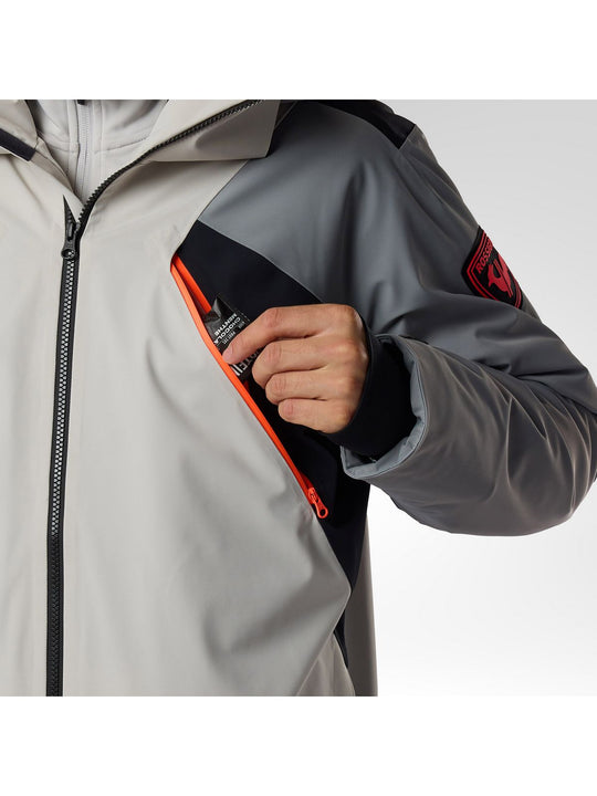 Kurtka narciarska męska ROSSIGNOL M Hero 4Ws Insulated Ski Jkt szara
