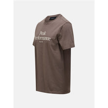Koszulka damska PEAK PERFORMANCE Original Tee brązowa
