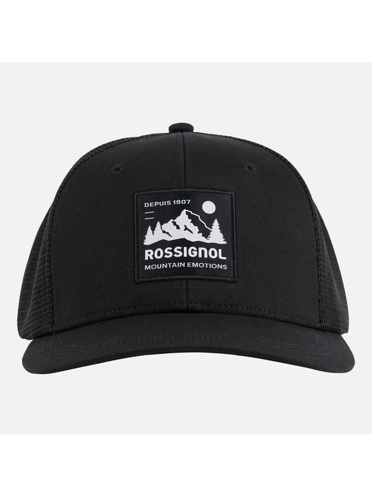 Czapka z daszkiem ROSSIGNOL Mid Crown Trucker Cap czarna
