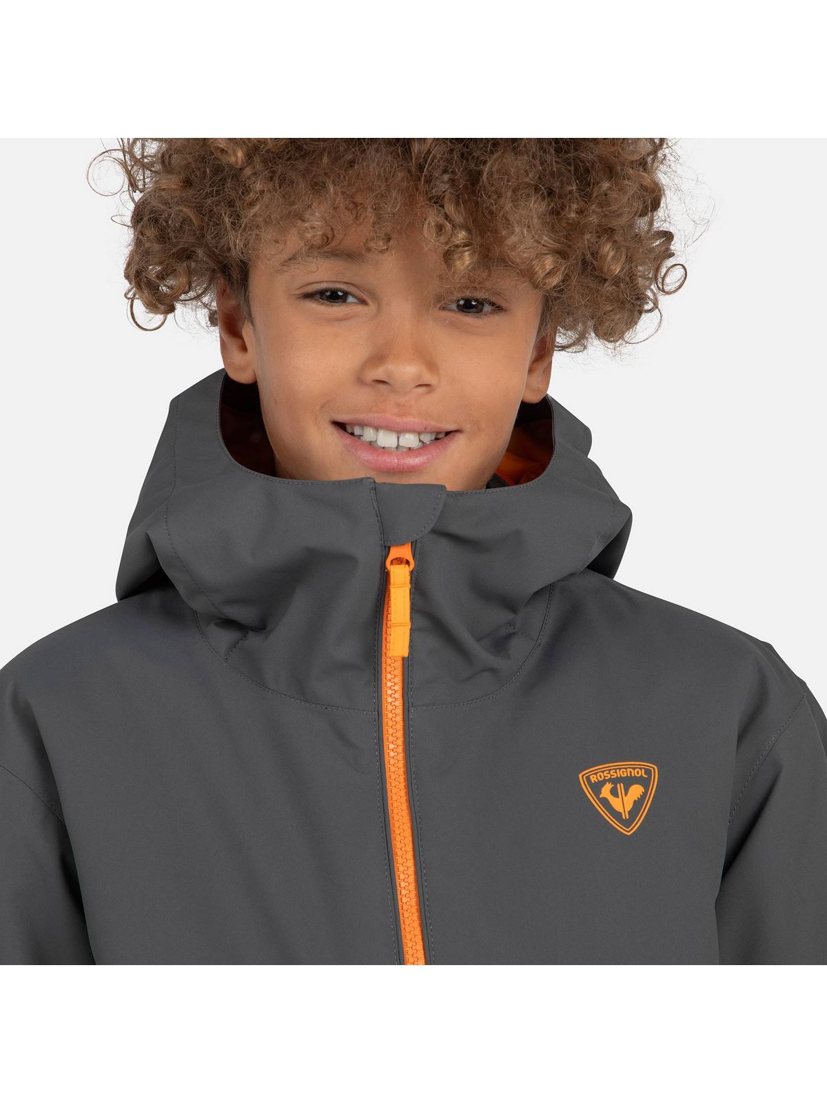 Kurtka narciarska dziecięca Rossignol Jr Strawpile Jkt szary