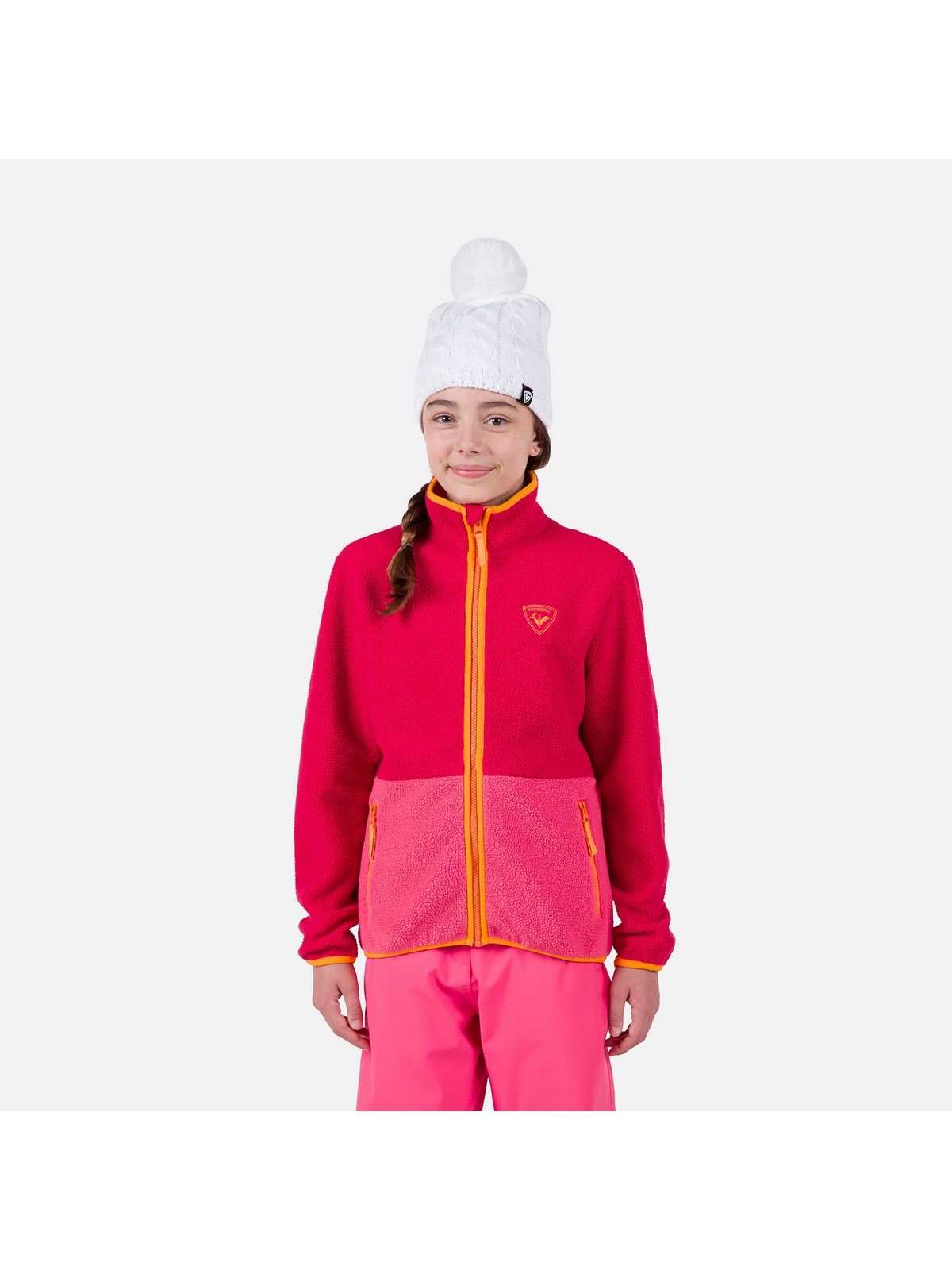 Bluza dziecięca ROSSIGNOL Jr Alltrack Fleece różowy