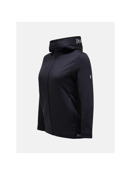 Bluza Peak Performance W Rider Tech Zip Hood czarny
