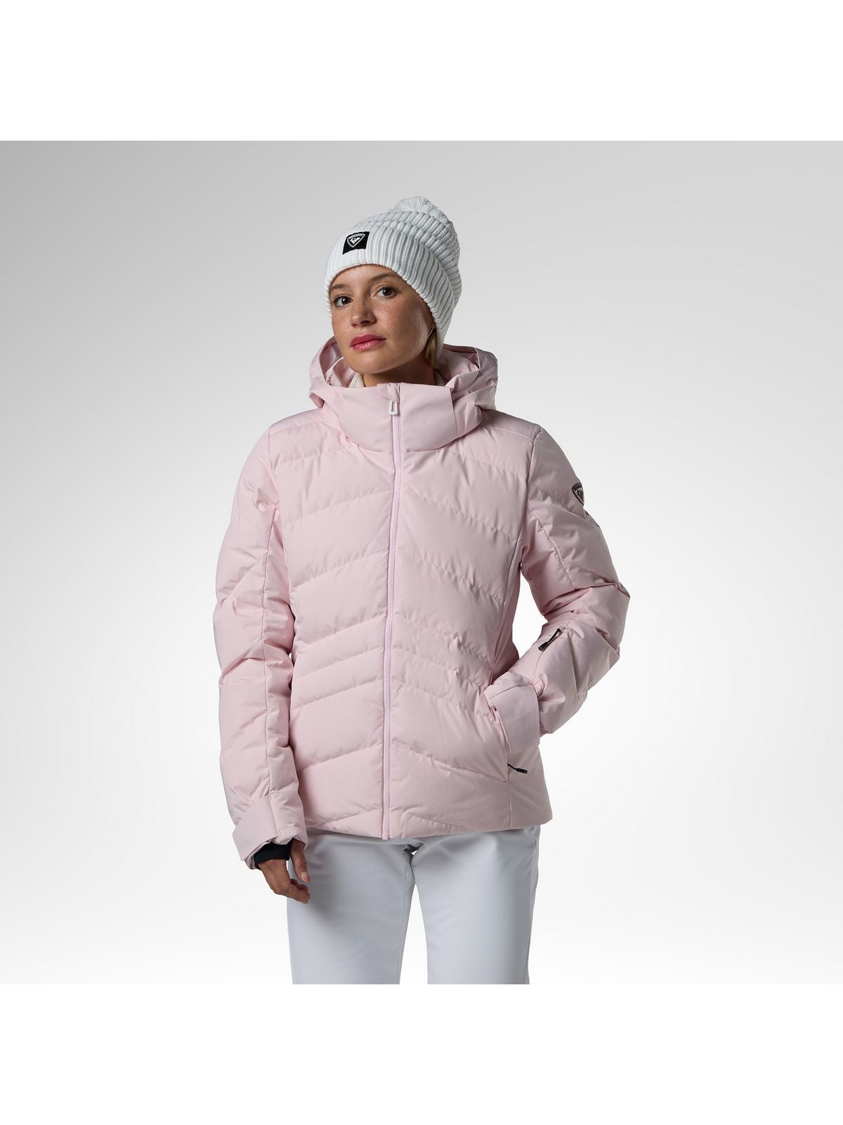 Kurtka narciarska damska ROSSIGNOL W Staci Nf Insulated Jkt różowa