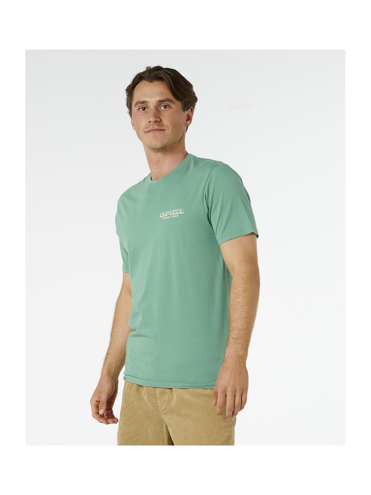 Koszulka męska RIP CURL Aots Sailboat Tee zielona