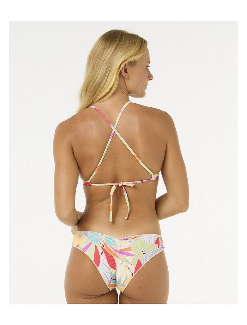 Stanik kąpielowy RIP CURL Cala Vadella X Back Tri turkusowy