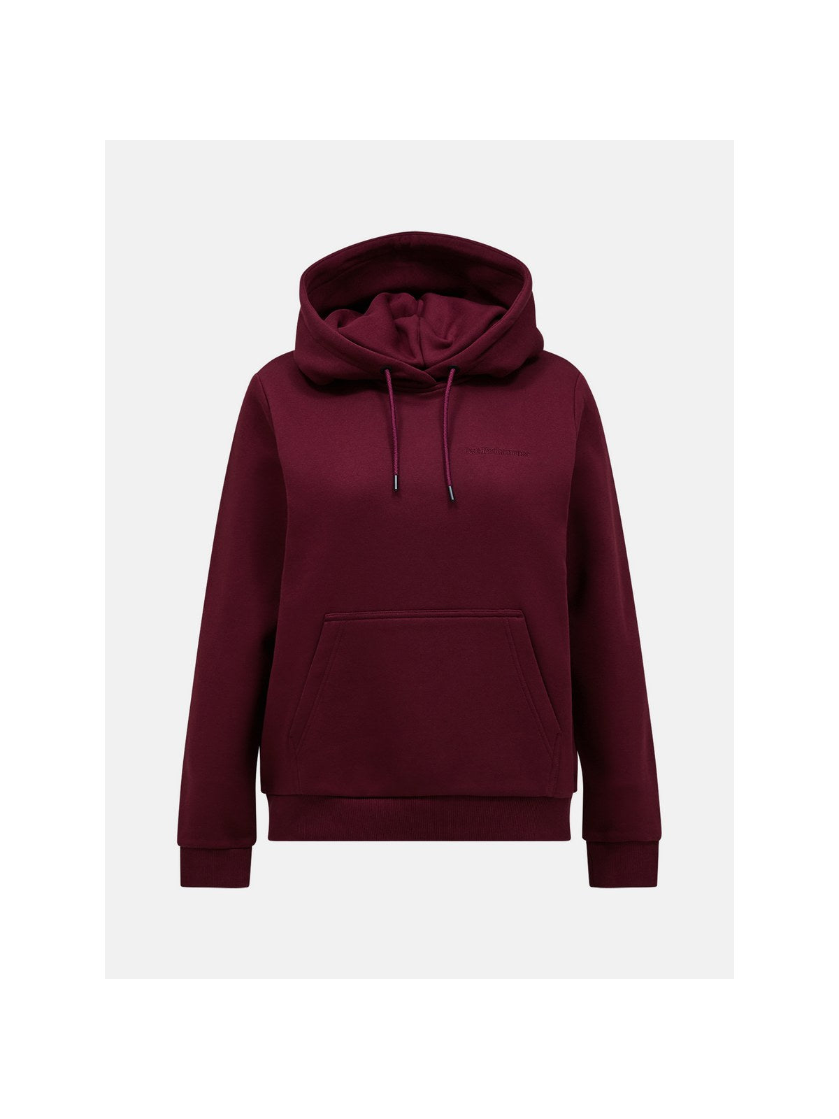 Bluza damska PEAK PERFORMANCE Original Small Logo Hood bordowa