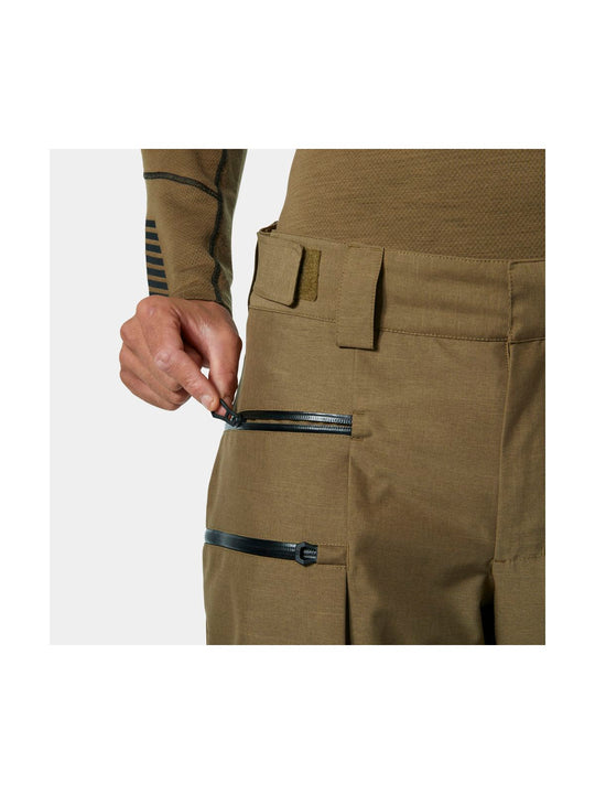 Spodnie narciarskie męskie HELLY HANSEN GARIBALDI 2.0 PANT brązowe
