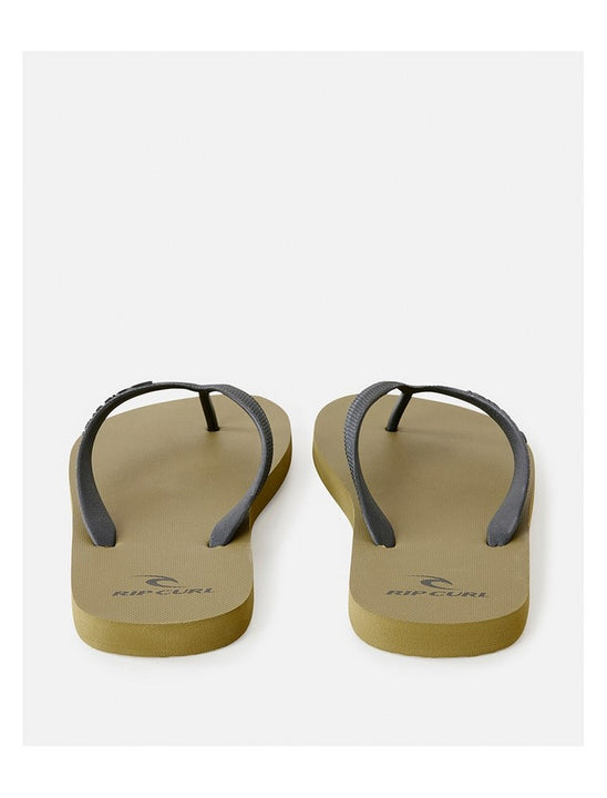 Japonki plażowe RIP CURL Brand Logo Bloom Open Toe oliwkowe

