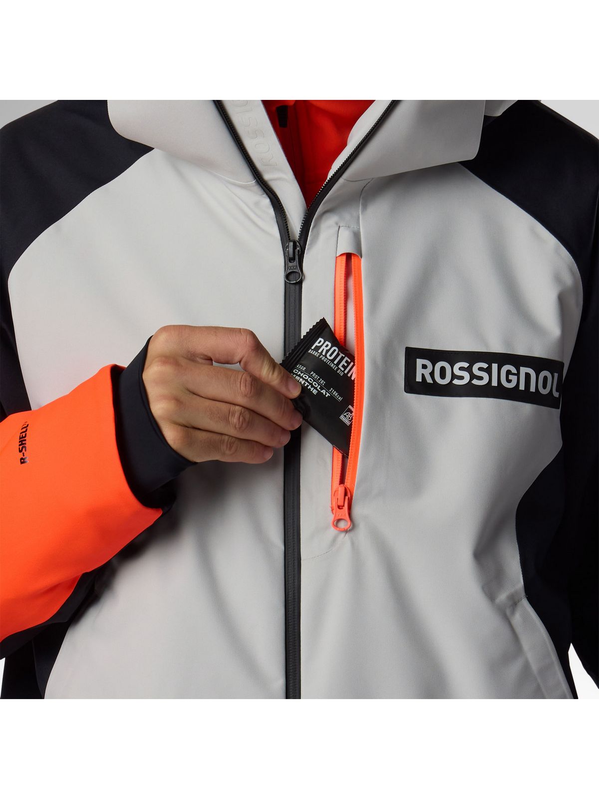 Kurtka narciarska męska ROSSIGNOL M Hero Insulated Ski Jacket szara