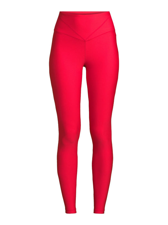 Legginsy damskie CASALL V-shape High Waist Tights kolor czerwony
